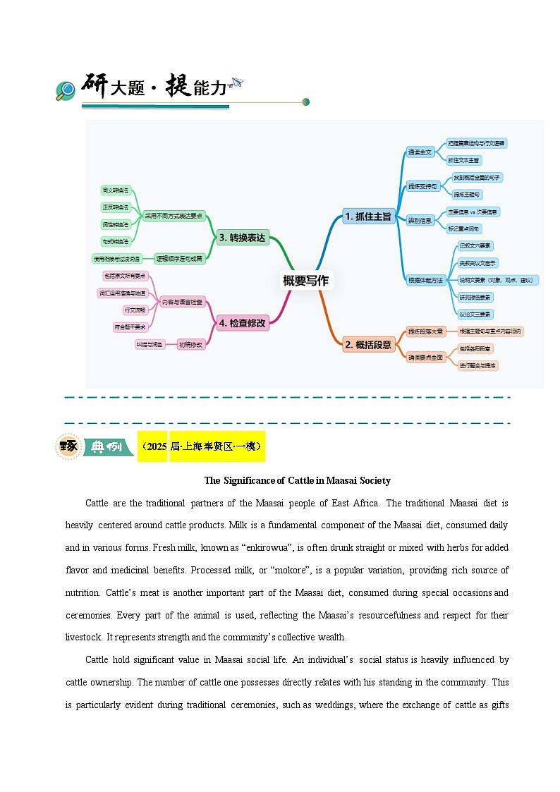 上海高考英语二轮讲义-概要写作（学生版）第2页