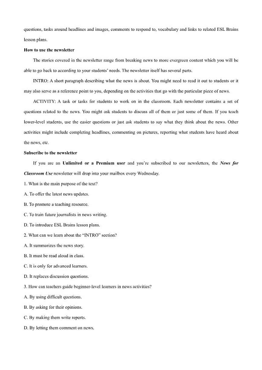 2025-2026学年安徽合肥市庐阳区合肥市第八中学高二上学期2月期末英语试题（含答案）第3页