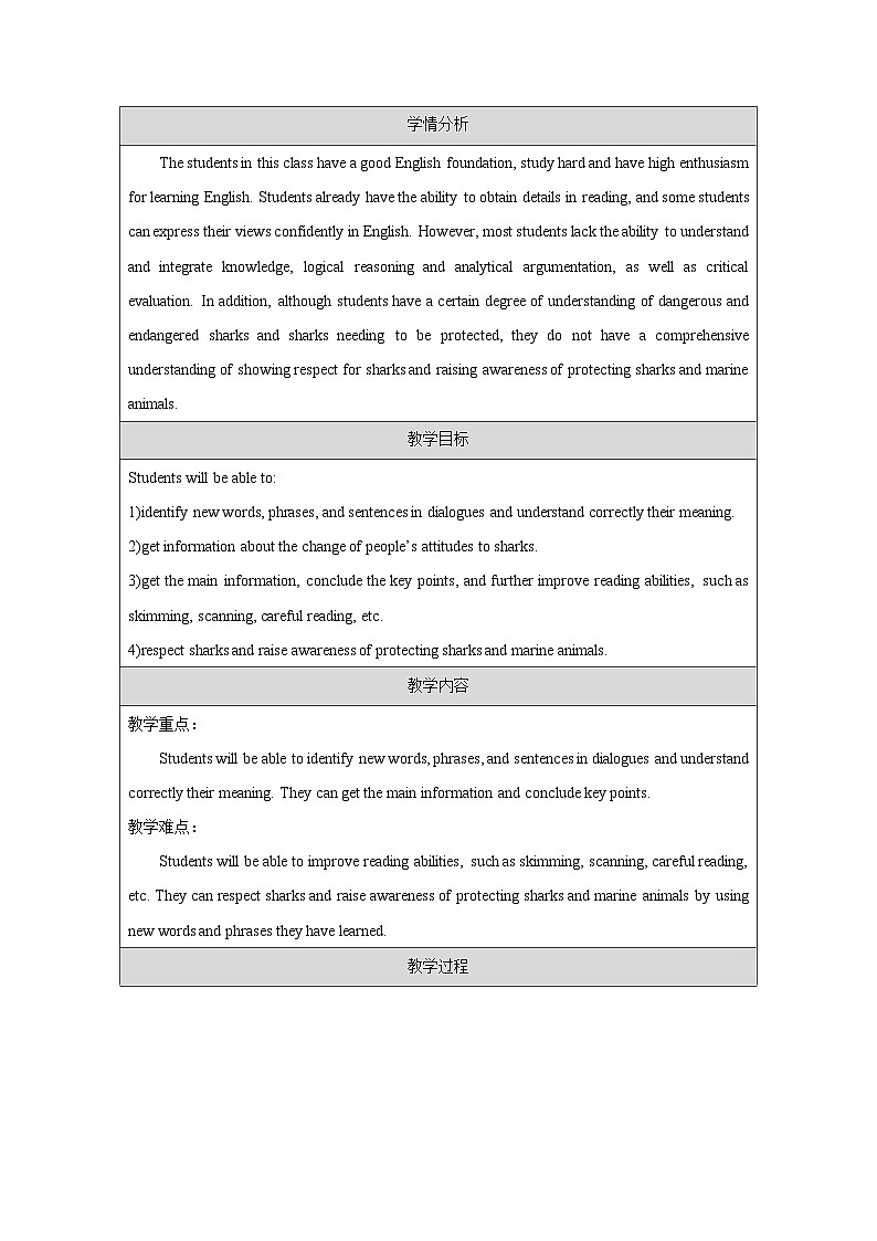 外研版（2019）高中英语必修第二册 Unit 6 Earth first Understanding ideas 教案第2页