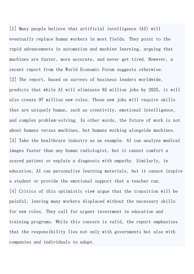 高考英语 重难点专项突破练习卷13 阅读理解推断题——作者观点、论据支撑  导学案含答案第3页