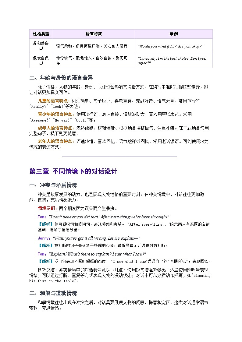 2026届新高考英语-读后续写人物对话设计技巧-讲义第2页
