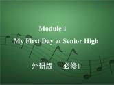 2020外研版高考英语一轮复习课件：必修1 Module 1　My First Day at Senior High