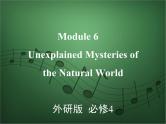 2020外研版高考英语一轮复习课件：必修4 Module 6　Unexplained Mysteries of the Natural World