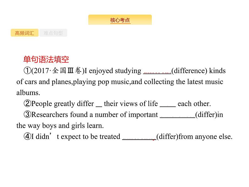 2020外研版高考英语一轮复习课件：必修5 Module 1　British and American English第7页