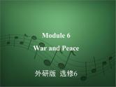 2020外研版高考英语一轮复习课件：选修6 Module 6　War and Peace