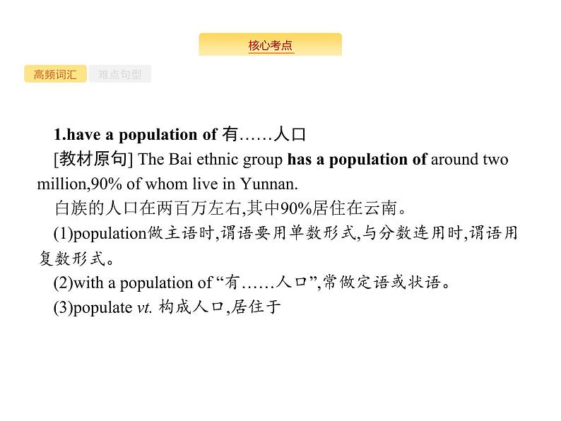 2020外研版高考英语一轮复习课件：选修7 Module 5　Ethnic Culture第2页