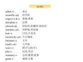 2020外研版高考英语一轮复习预习课件：必修1 Module 2　My New Teachers