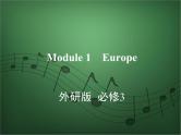 2020外研版高考英语一轮复习预习课件：必修3 Module 1　Europe