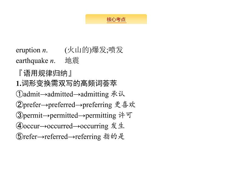 2020外研版高考英语一轮复习预习课件：必修3 Module 3　The Violence of Nature05