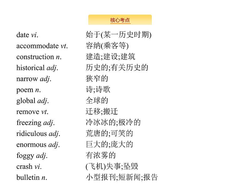 2020外研版高考英语一轮复习预习课件：必修3 Module 6　Old and New02