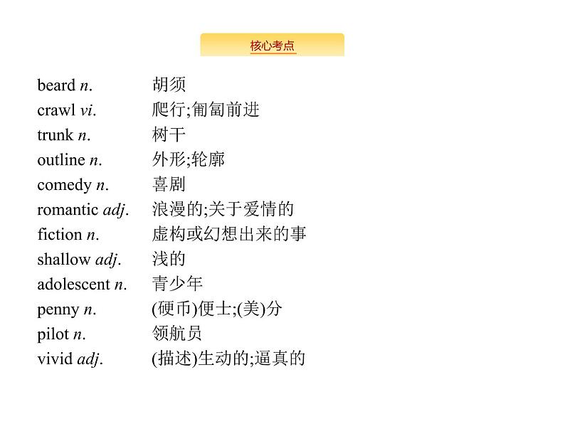 2020外研版高考英语一轮复习预习课件：必修5 Module 3　Adventure in Literature and the Cinema04