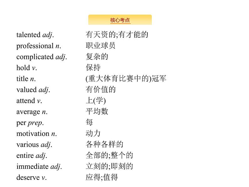 2020外研版高考英语一轮复习预习课件：选修7 Module 1　Basketball第2页