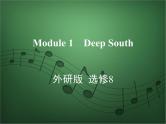 2020外研版高考英语一轮复习预习课件：选修8 Module 1　Deep South