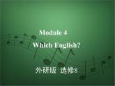 2020外研版高考英语一轮复习预习课件：选修8 Module 4　Which English