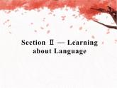 人教版高中英语必修二课件：Unit 1 Section Ⅱ — Learning about Language