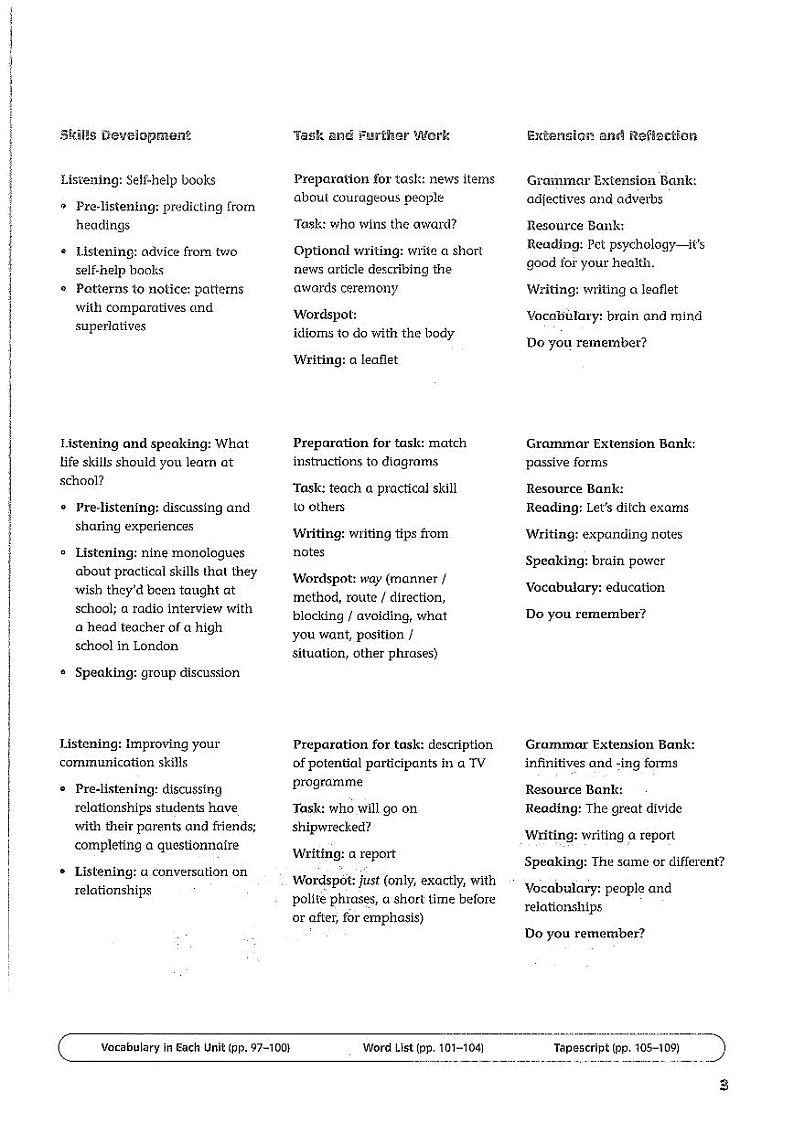北师大版 英语 高中年级 电子教材 选修模块10第3页