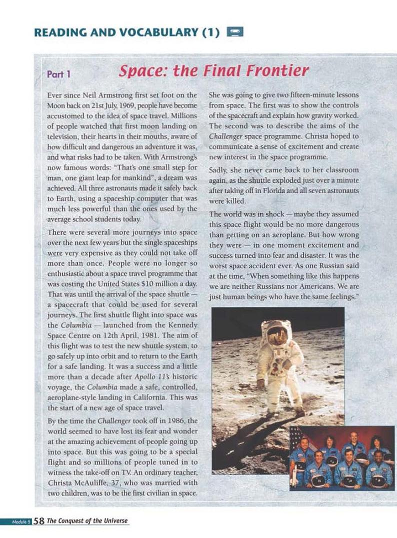 外研版 英语 高中年级 电子教材 选修8 Module 5第2页