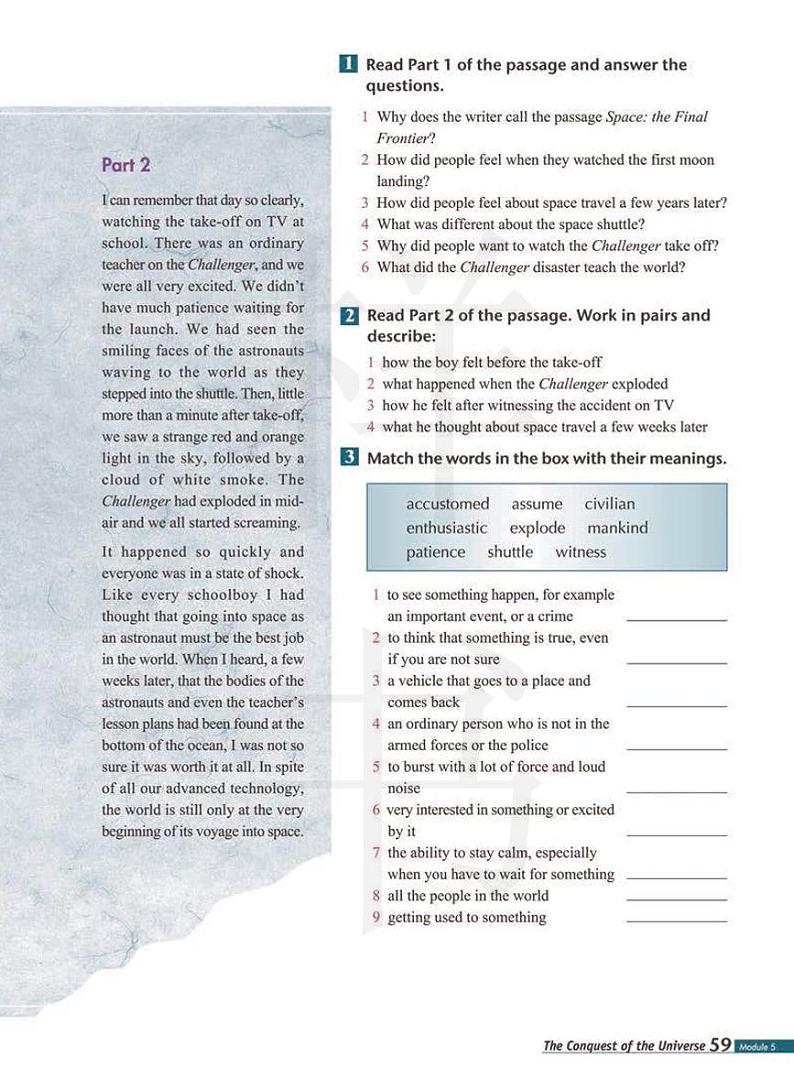 外研版 英语 高中年级 电子教材 选修8 Module 5第3页