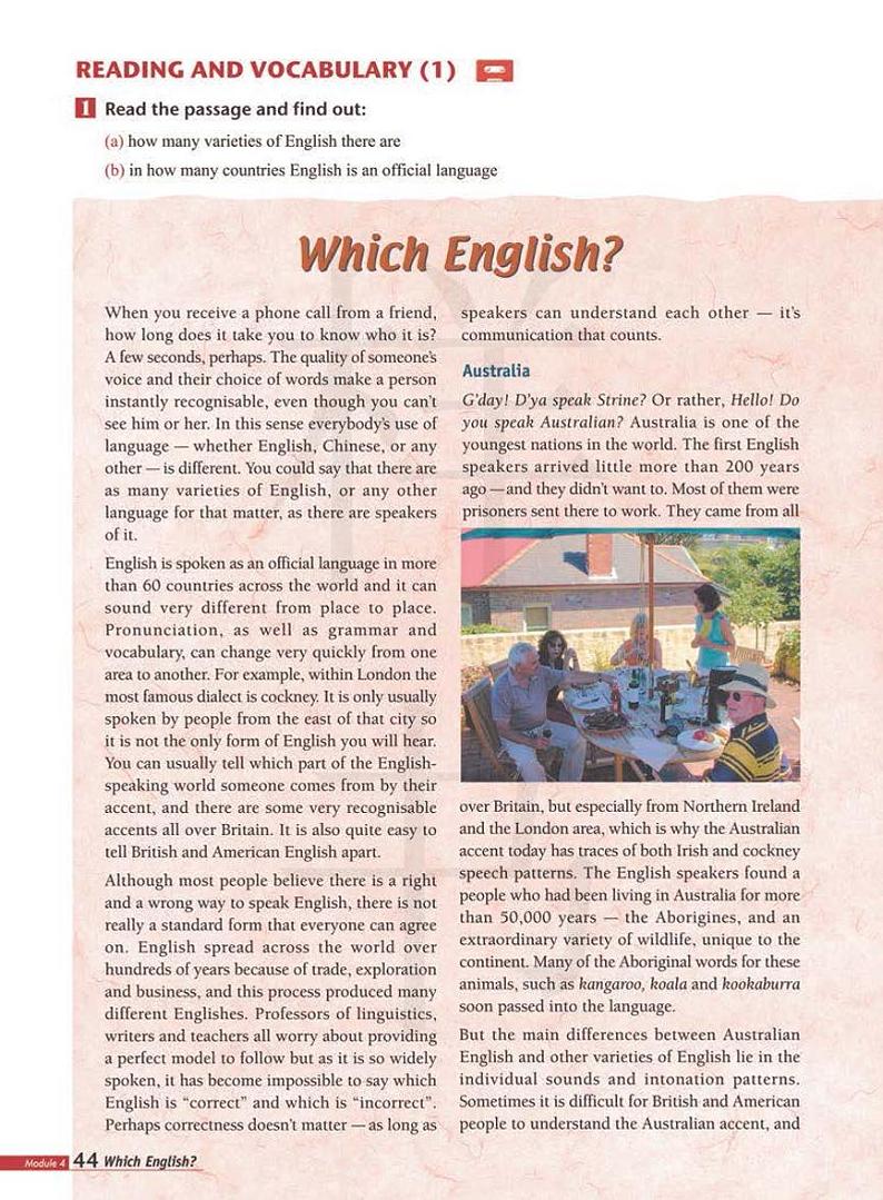 外研版 英语 高中年级 电子教材 选修8 Module 4第2页