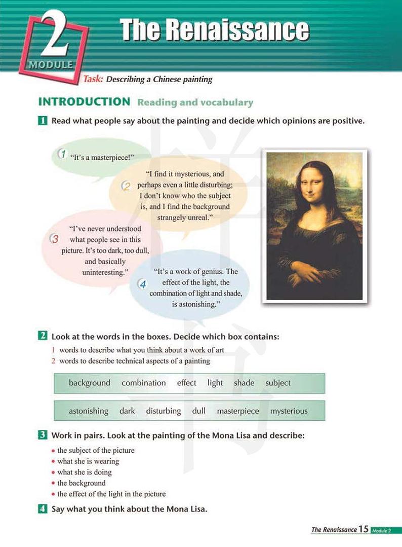 外研版 英语 高中年级 电子教材 选修8 Module 2第1页