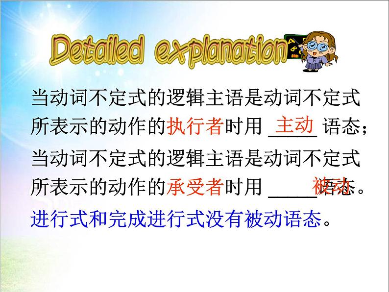 高中英语语法课件——不定式的被动式第6页