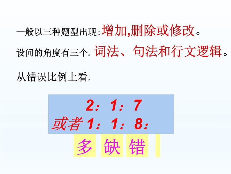 高中英语——短文改错课件第6页