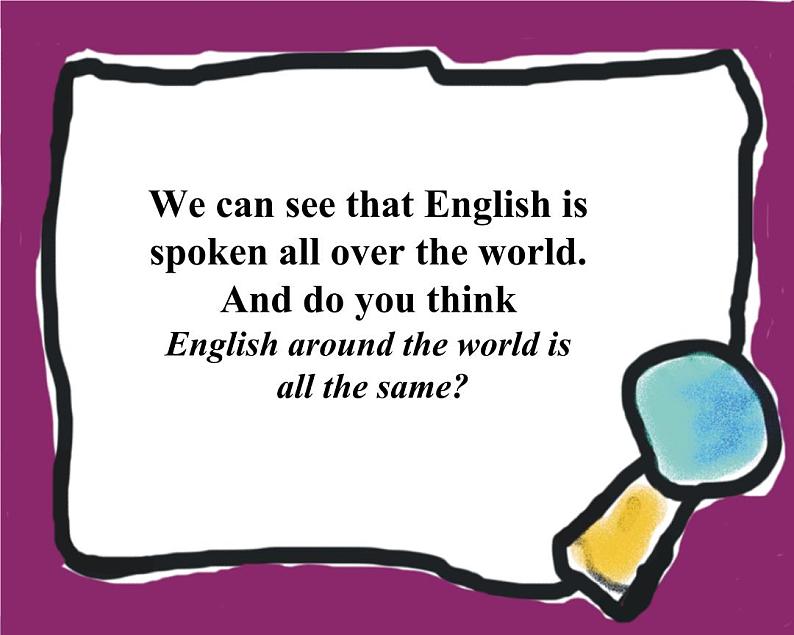 Unit 2 English around the world 课件08