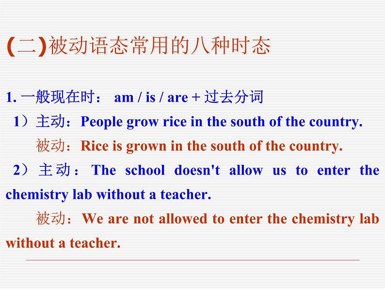 高中英语语法课件——被动语态第4页