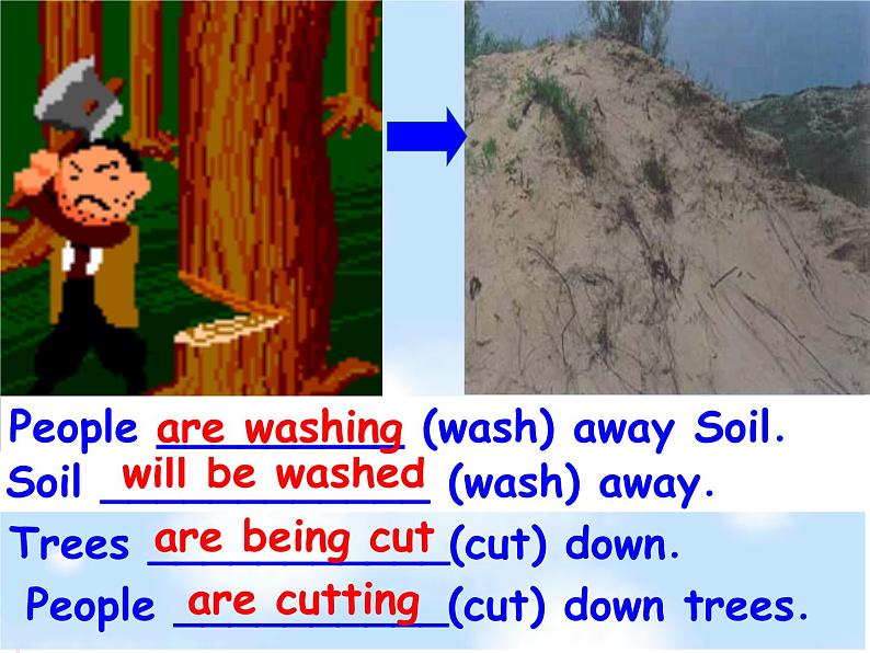 高中英语语法课件——被动语态及主动表被动第8页