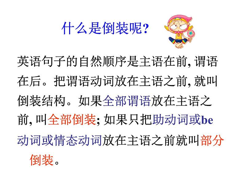 高考英语语法一轮复习课件——倒装句04