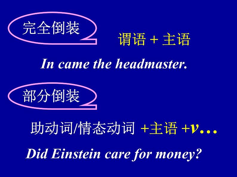 高考英语与法一轮复习课件——倒装句04