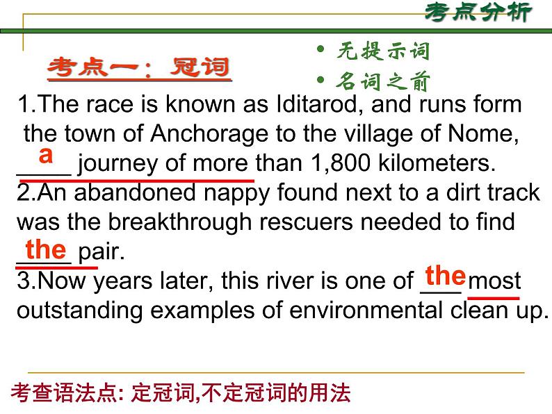 高考英语语法填空解题技巧与方法(纯空格题)指导课件05