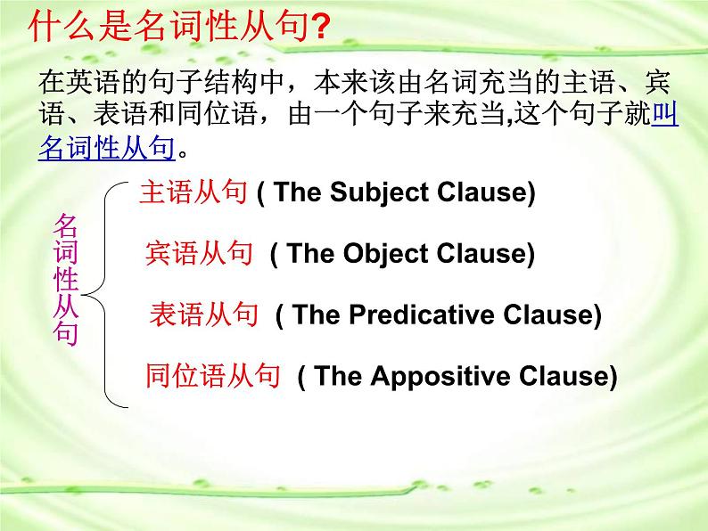 高考英语一轮复习——名词性从句课件第3页