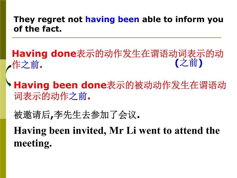 高考英语一轮复习——V-ing形式的被动式 课件第5页