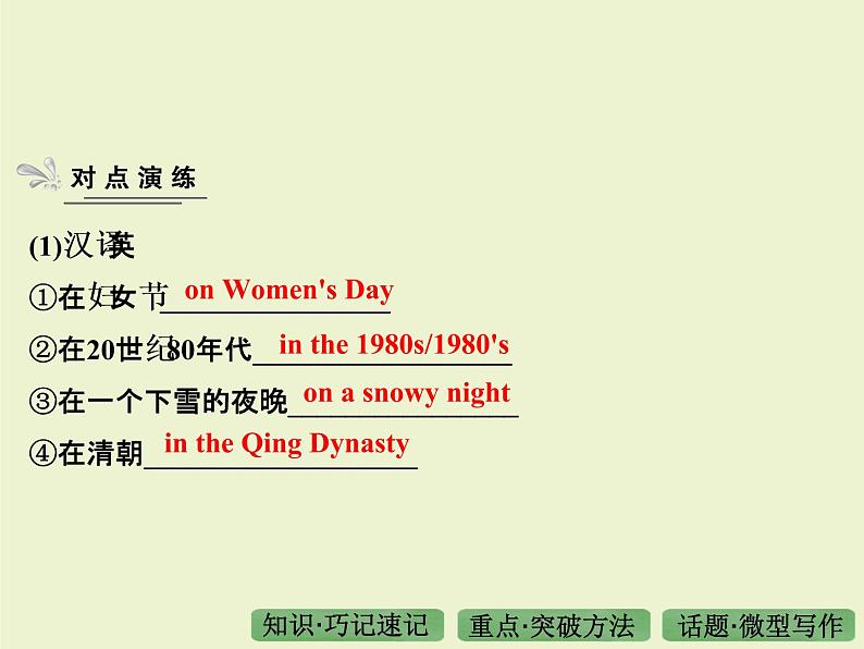 高考英语语法专题复习课件 4——介词和介词短语05