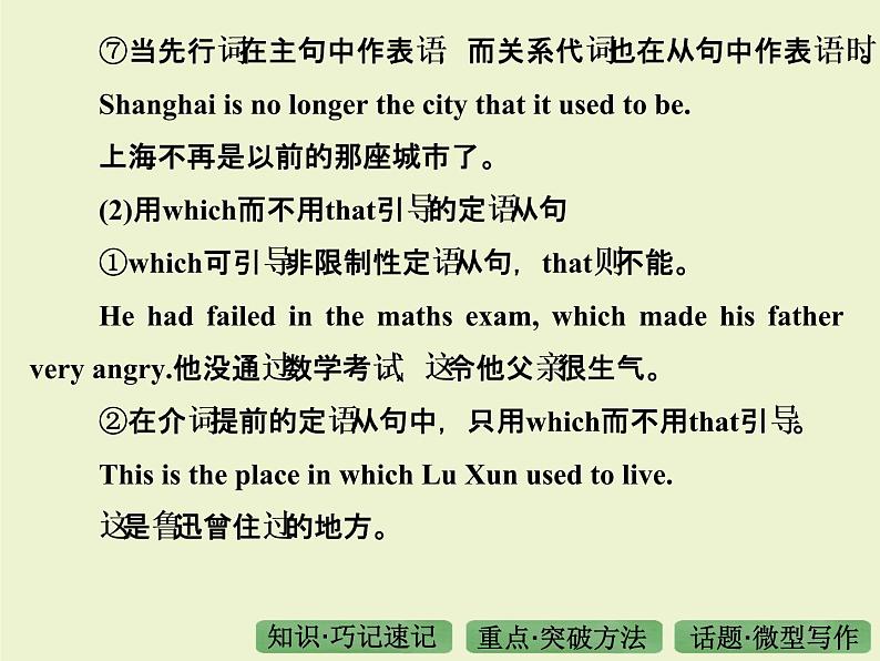 高考英语语法专题复习课件 9——定语从句07