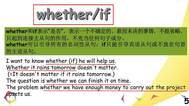 高中英语语法一点通Lesson 5 名词性从句 课件05