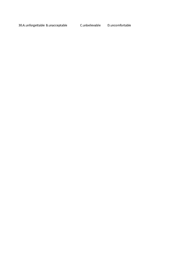 北京市顺义区2020届高三下学期模拟英语试题03