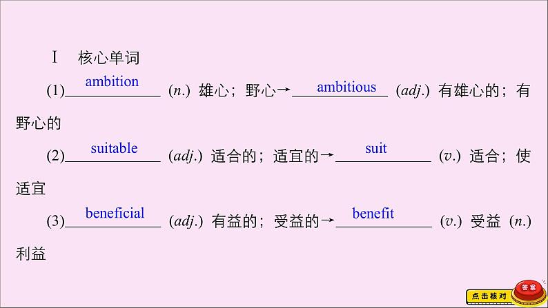 （全国统考）2021高考英语一轮复习第1编话题一Book7Unit1Livingwell课件05