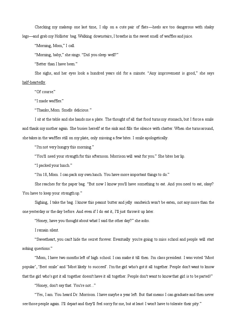 2019届吉林省四平四中高三第二次模拟考试卷 英语03