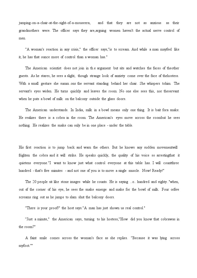 2019届广东省广州市高三第二次模拟考试英语试题（word版）02