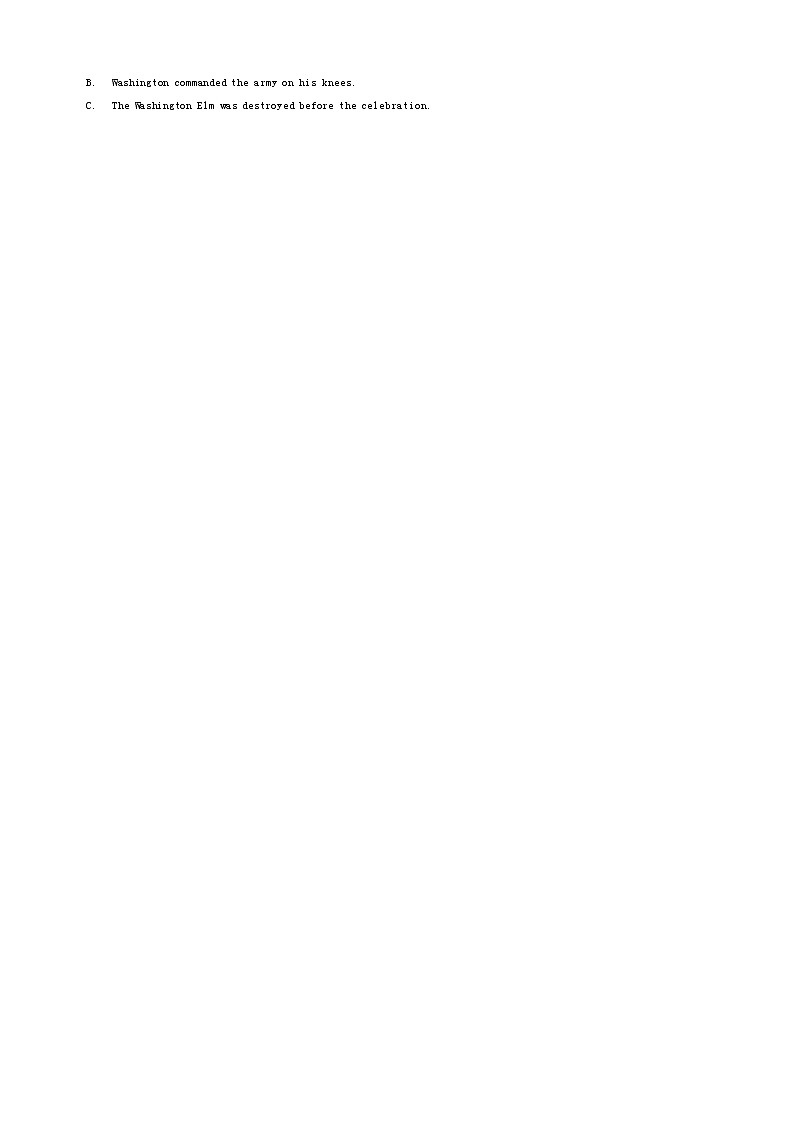 2020届福建省普通高等学校招生全国统一考试 精准预测卷（一） 英语 Word版第3页