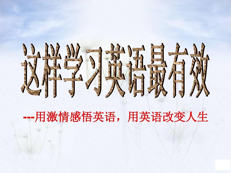 2021届高考英语一轮复习专项点拨高中英语学法指导课件2第1页