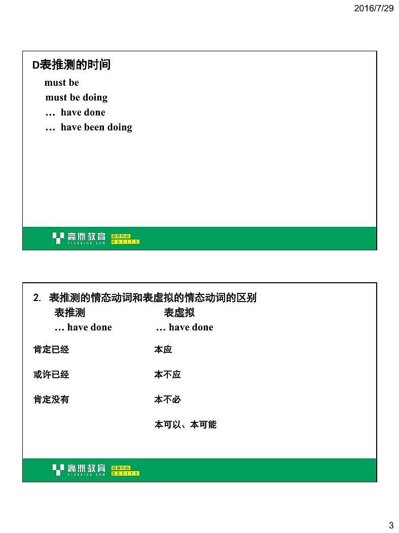 1220%情态动词和虚拟语气20%（二）讲义第3页