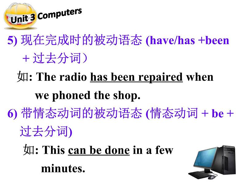 人教版高中英语必修二Unit3-Computers-Grammar（共44张PPT）08