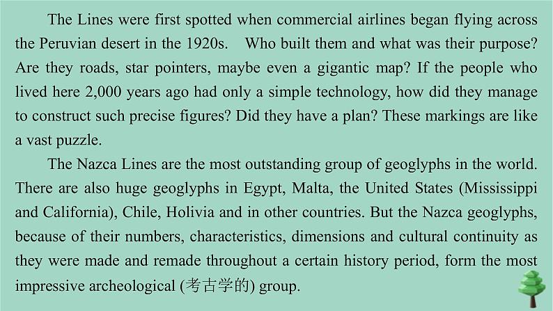 通用2021高考英语一轮复习专题三阅读理解考点二十史地人文类练习课件05