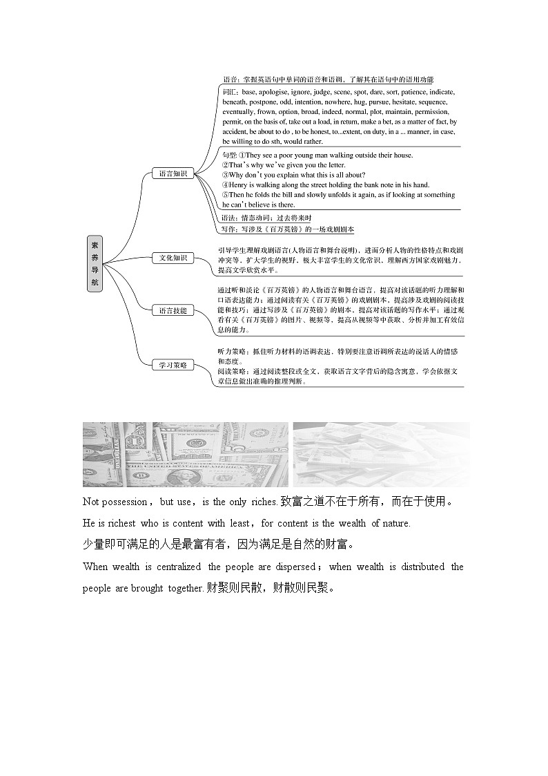 （新）人教版英语必修第三册学案：Unit 5 THE VALUE OF MONEY Section Ⅰ　Listening and Speaking（含答案）02