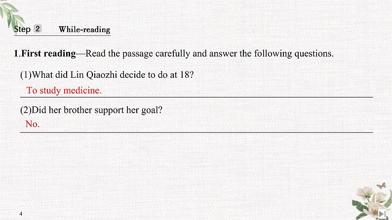 （新）人教版英语必修第三册课件：Unit 2 MORALS AND VIRTUES Section Ⅱ Reading and Thinking（1）04