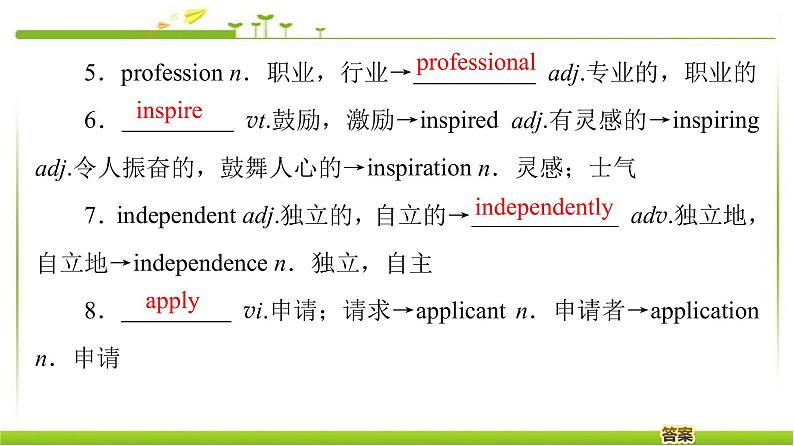 必修第一册课件：Unit 1 Section Ⅳ Language Points（Ⅱ）（Lesson 2 & Lesson 3）07