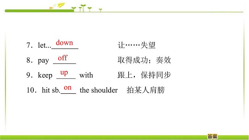 必修第一册课件：Unit 2 Section Ⅱ　Language Points（Ⅰ）（Topic Talk & Lesson 1）08